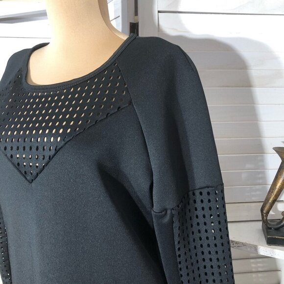 Fabletics Tilly Sweatshirt Mini Dress Knit Mesh Panel Size S - Picture 13 of 15